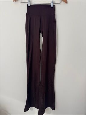 YoungLA Women’s Brown Wide‑Leg Yoga Pants